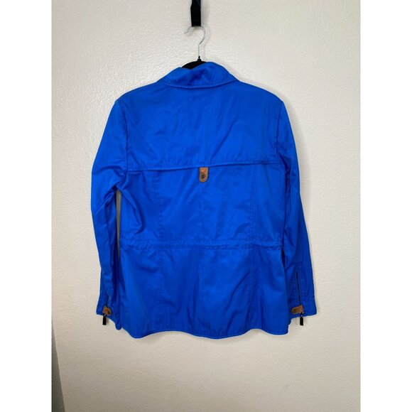 Vince Camuto Womens Blue Double Breasted‎ Jacket Size Large Cotton Blend - Picture 3 of 7